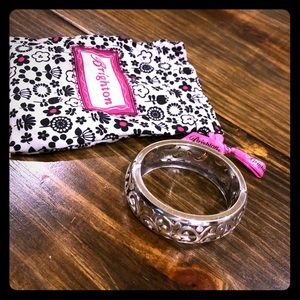 Silver Brighton Hinged Bangle Bracelet